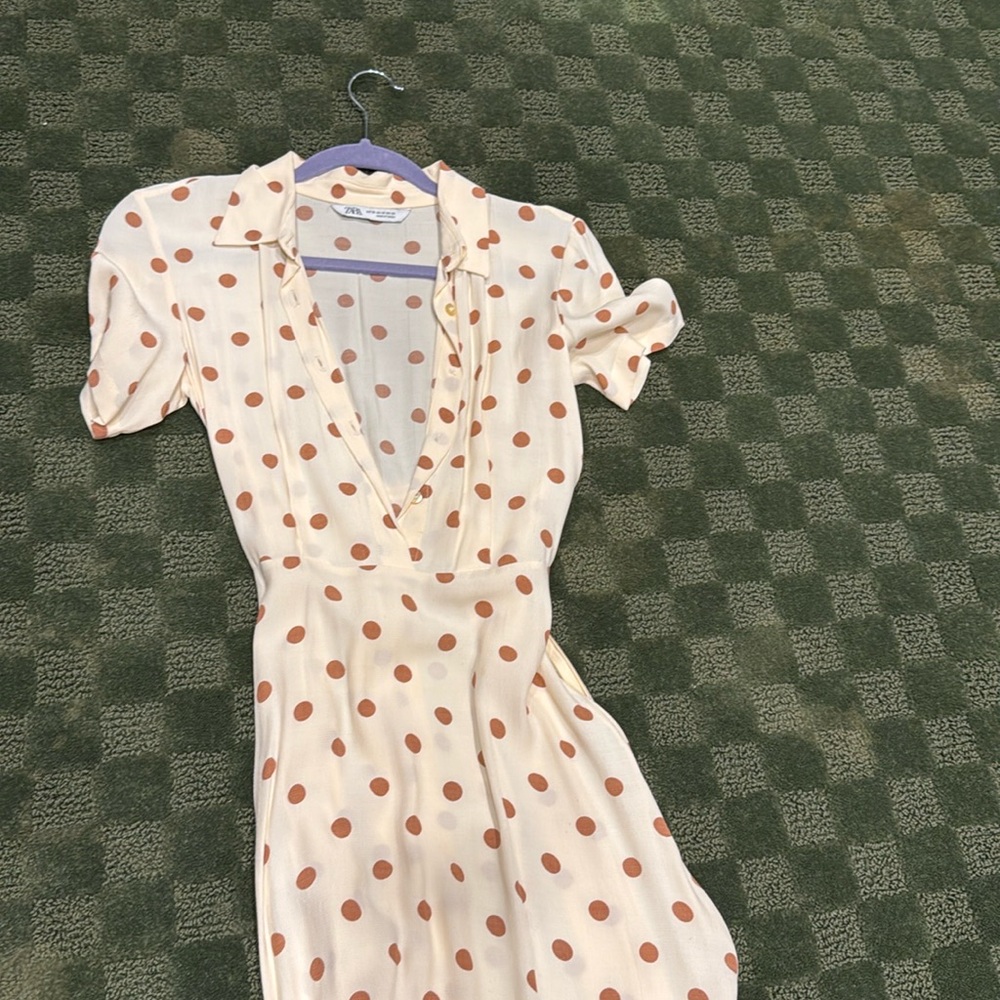 Size small Zara polkadot dress